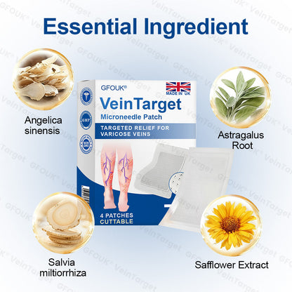 🇬🇧❤️🦵✅GFOUK® EKlinisk Microneedle Patch (with Diosmin & Hesperidin) is an advanced plant-based formulation specially developed to target spider veins and varicose veins, while also helping to relieve the feeling of heavy and tired legs.-K2