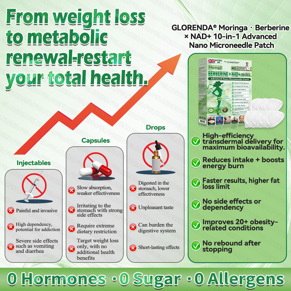 🇬🇧𝑶𝒇𝒇𝒊𝒄𝒊𝒂𝒍 𝑺𝒕𝒐𝒓𝒆  | 🍗𝐆𝑳𝑶𝗥𝗘𝗡𝘿𝘼® 𝙈𝒐𝒓𝒊𝒏𝒈𝗮 · 𝗕𝗲𝗿𝗯𝐞𝐫𝐢𝐧𝙚 × 𝙉𝑨𝑫+ 𝟏𝟎-𝙞𝙣-1 𝘼𝒅𝒗𝒂𝒏𝒄𝒆𝐝 𝐍𝐚𝐧𝙤 𝙈𝙞𝙘𝙧𝙤𝙣𝒆𝒆𝒅𝒍𝐞 𝐏𝐚𝐭𝙘𝙝(𝐉𝐮𝐬𝐭 𝐨𝐧𝐜𝐞 𝐚 𝐝𝐚𝐲, 𝐯𝐢𝐬𝐢𝐛𝐥𝐞 𝐜𝐡𝐚𝐧𝐠𝐞𝐬 𝐢𝐧 𝟕 𝐝𝐚𝐲𝐬） ✅ 𝐅𝐨𝐫 𝐨𝐛𝐞𝐬𝐢𝐭𝐲, 🅛🅞🅞🅢🅔 🅢🅚🅘🅝,𝐝𝐢𝐚𝐛𝐞𝐭𝐞𝐬, 𝐬𝐥𝐞𝐞𝐩 𝐚𝐩𝐧𝐞𝐚, 𝐣𝐨𝐢𝐧𝐭 𝐢𝐬𝐬𝐮𝐞𝐬, 𝐚𝐧𝐝 𝐦𝐨𝐫𝐞-LV1